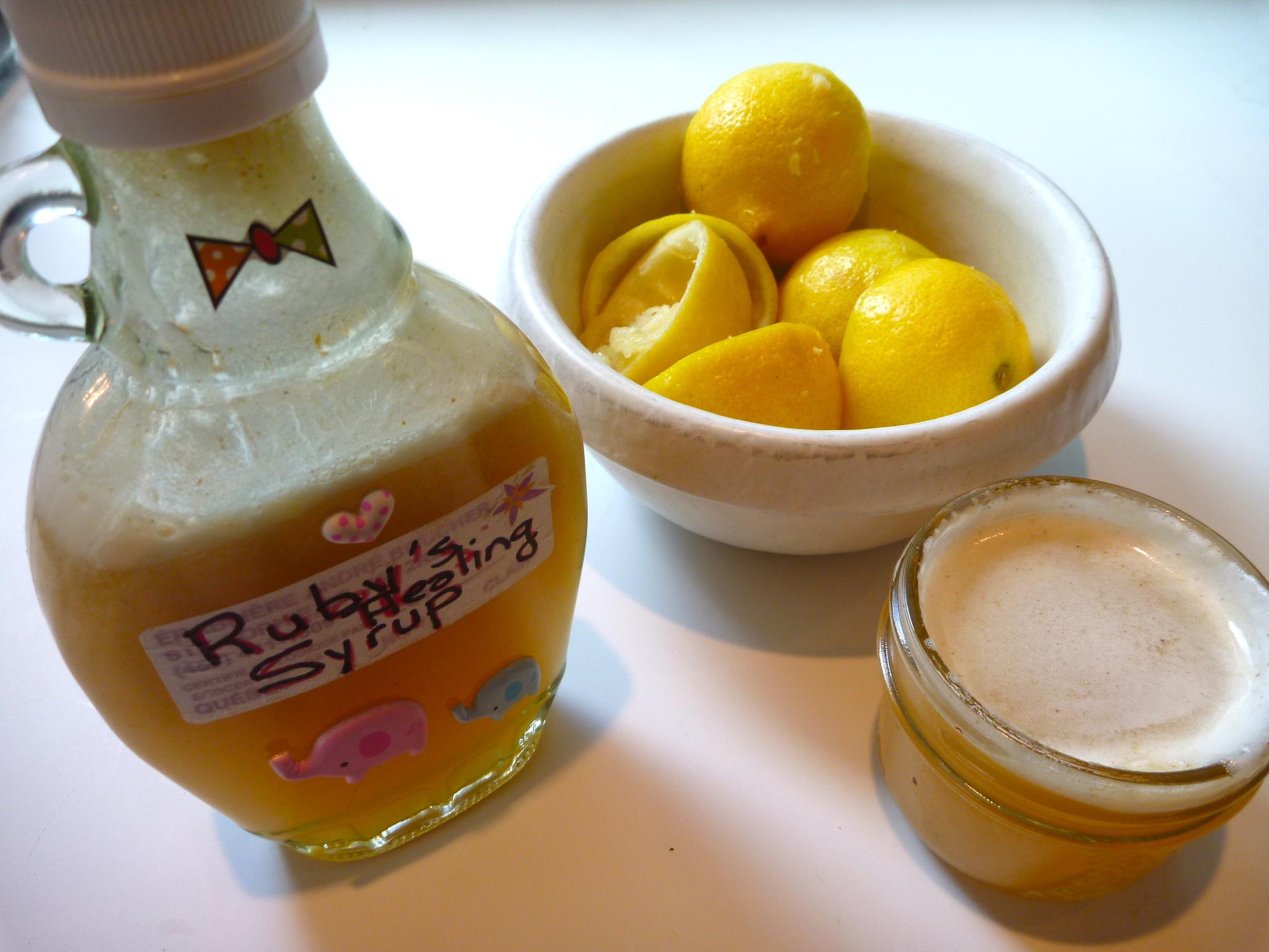 Natural Healing Garlic, Lemon and Honey Syrup  ~ Fire Cider