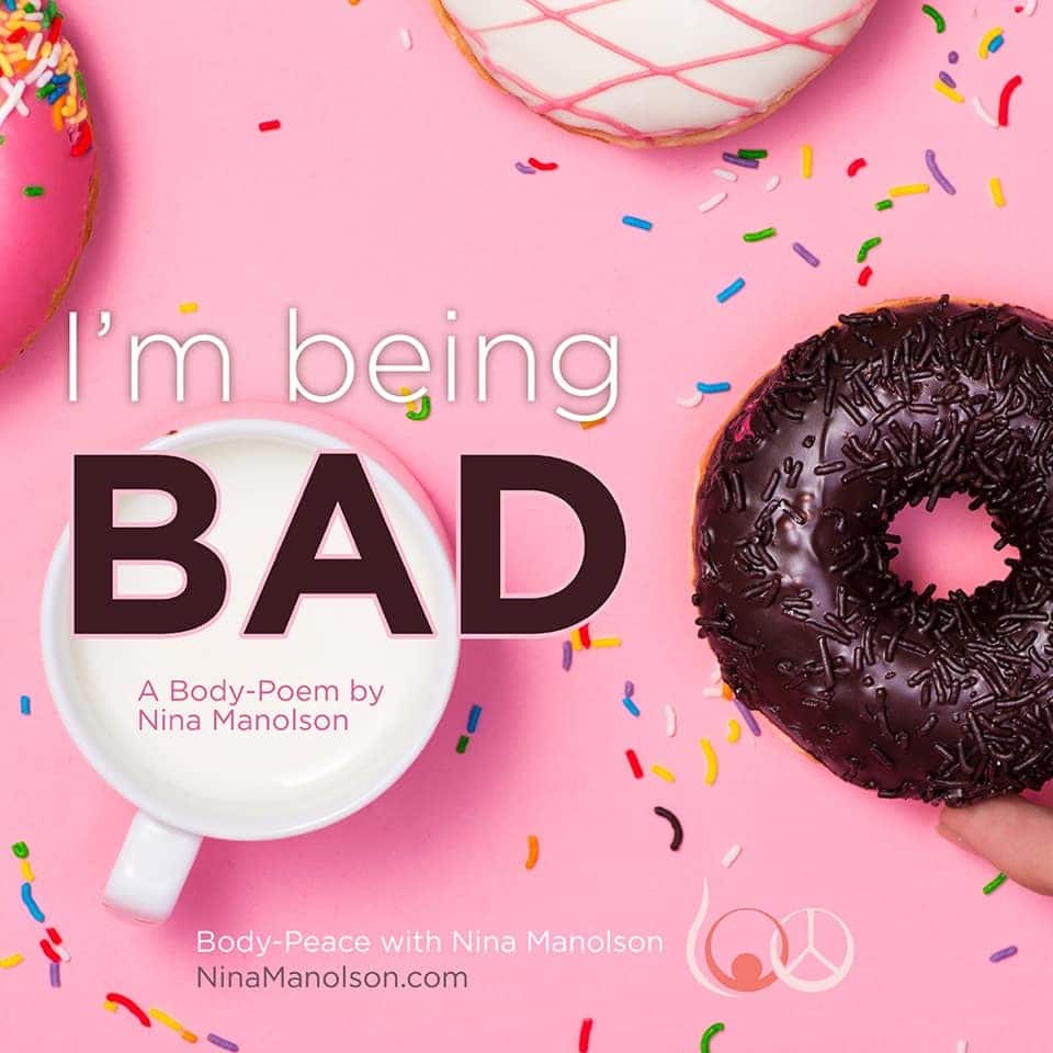 I'm being bad
