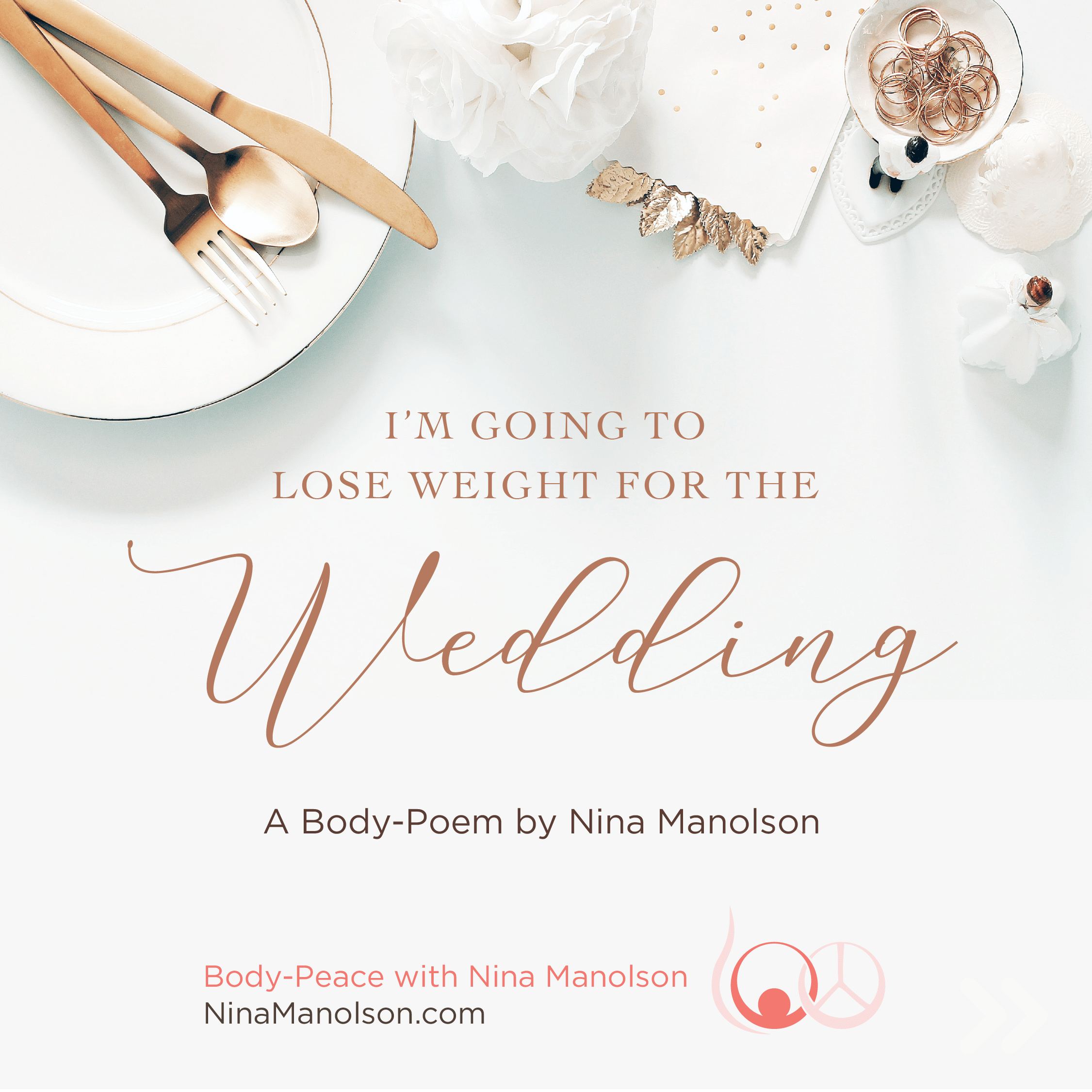 I'm going to lose weight for the wedding