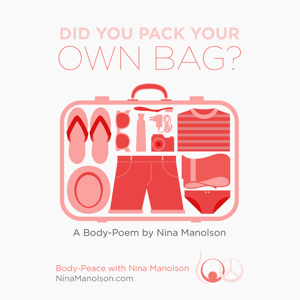 DID YOU PACK YOUR OWN BAG?